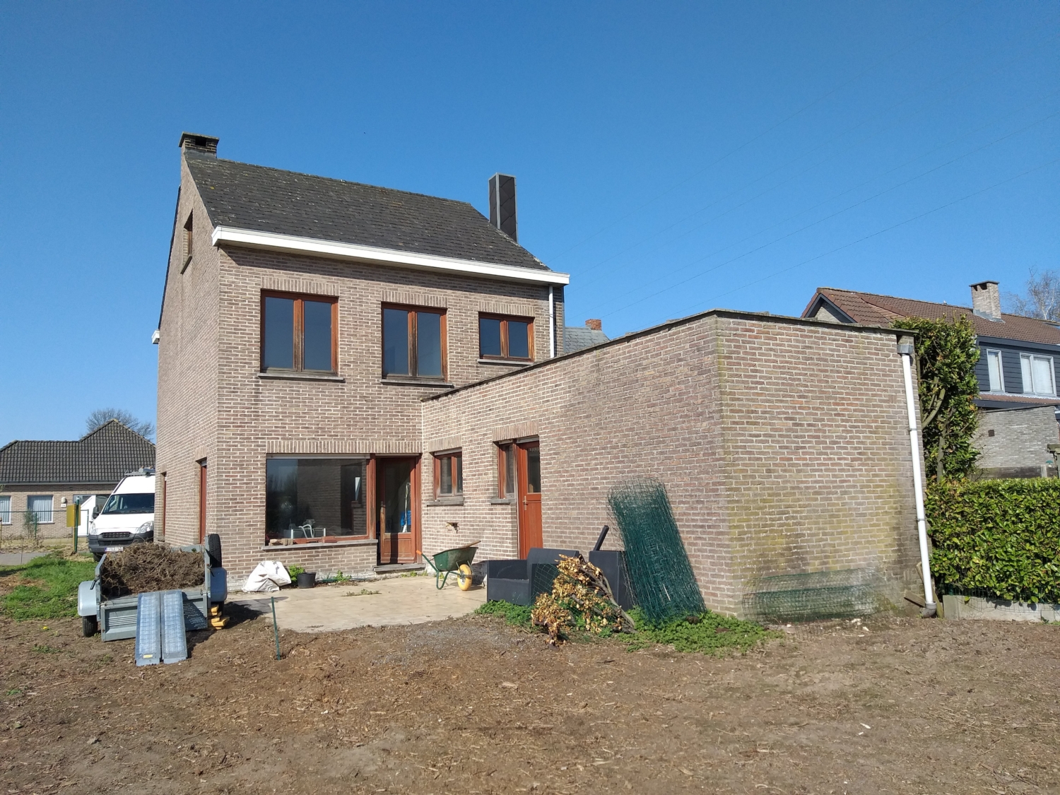 Before foto van verbouwing