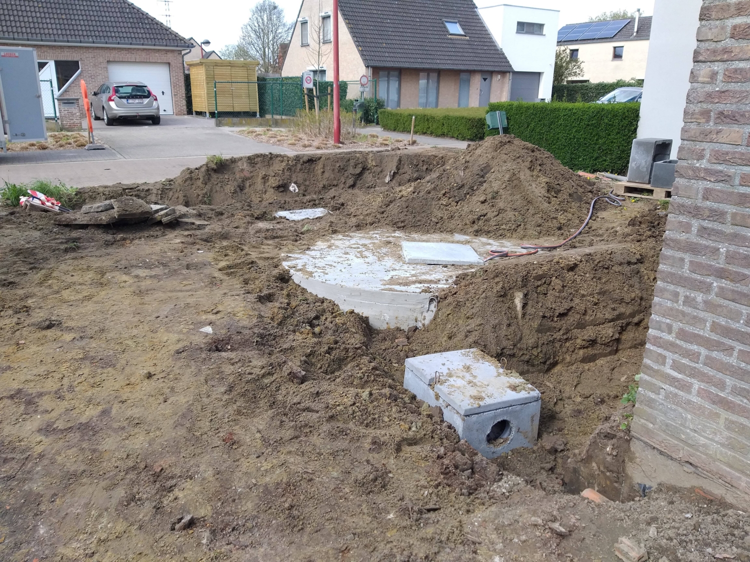 Before foto van verbouwing